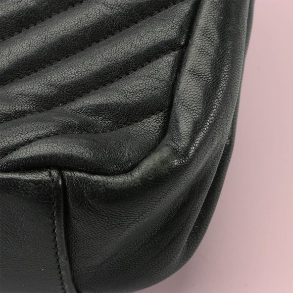 Saint Laurent College Large Quilted Shoulder Bag - Picture 6 of 12
